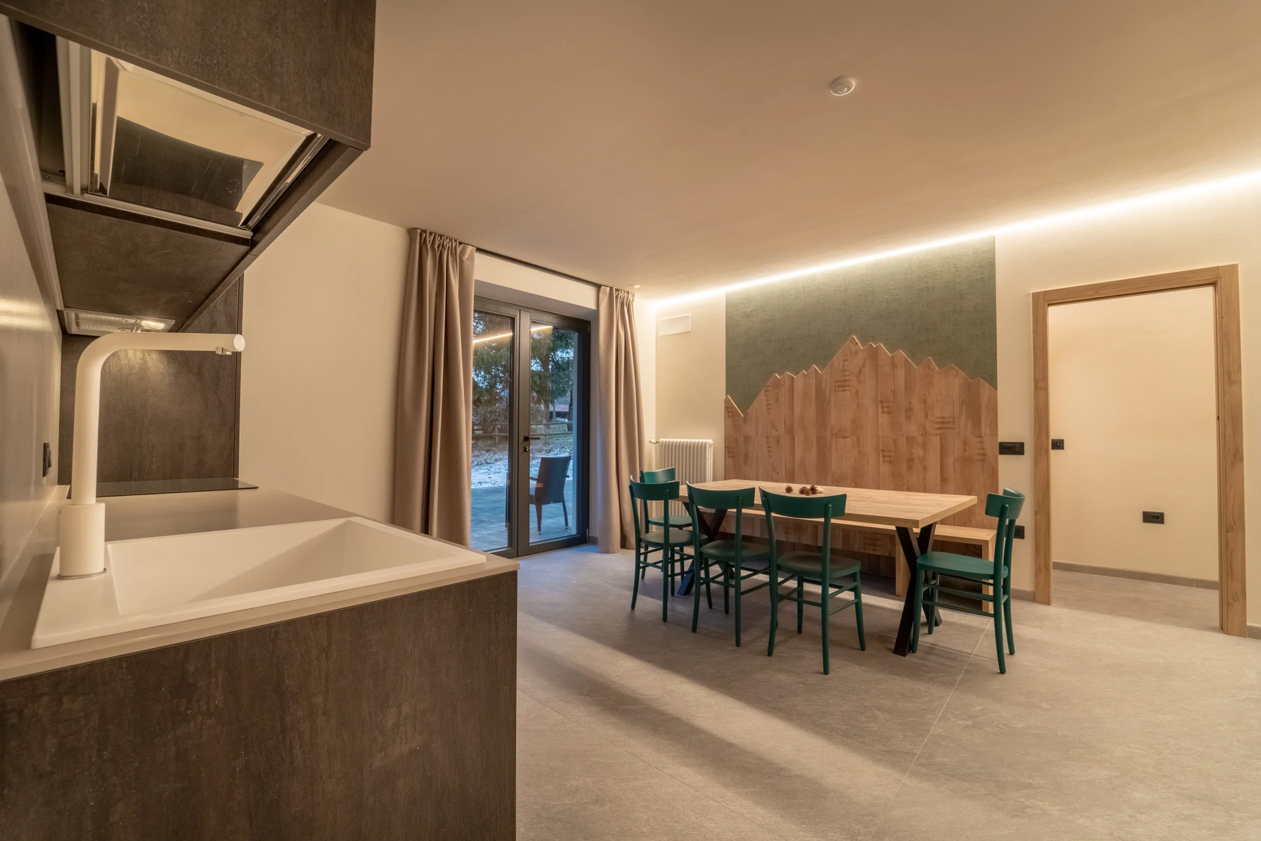 cucina e living